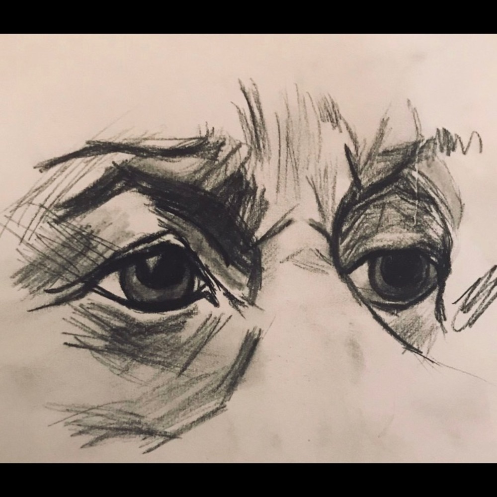 Custom drawings of eyes for that‎ special someone❣️